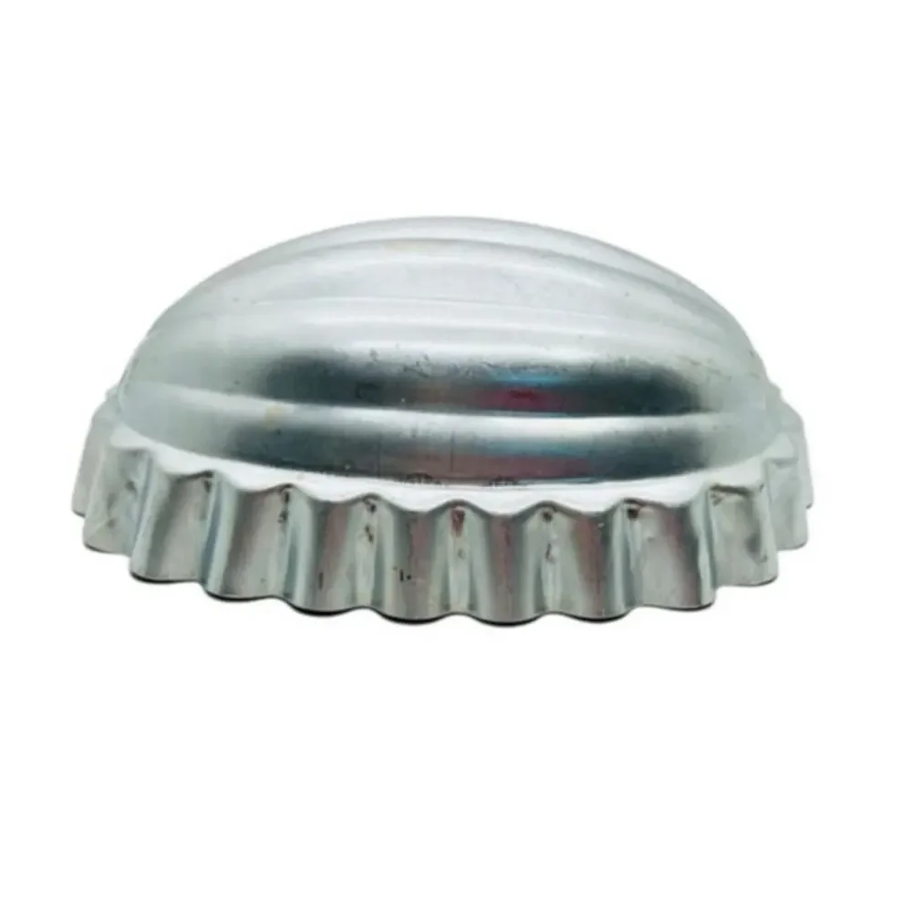 VTG Aluminum Fluted‎ Jelly Mold Dome Baking Tin Retro Kitchen Decor Mirro MCM